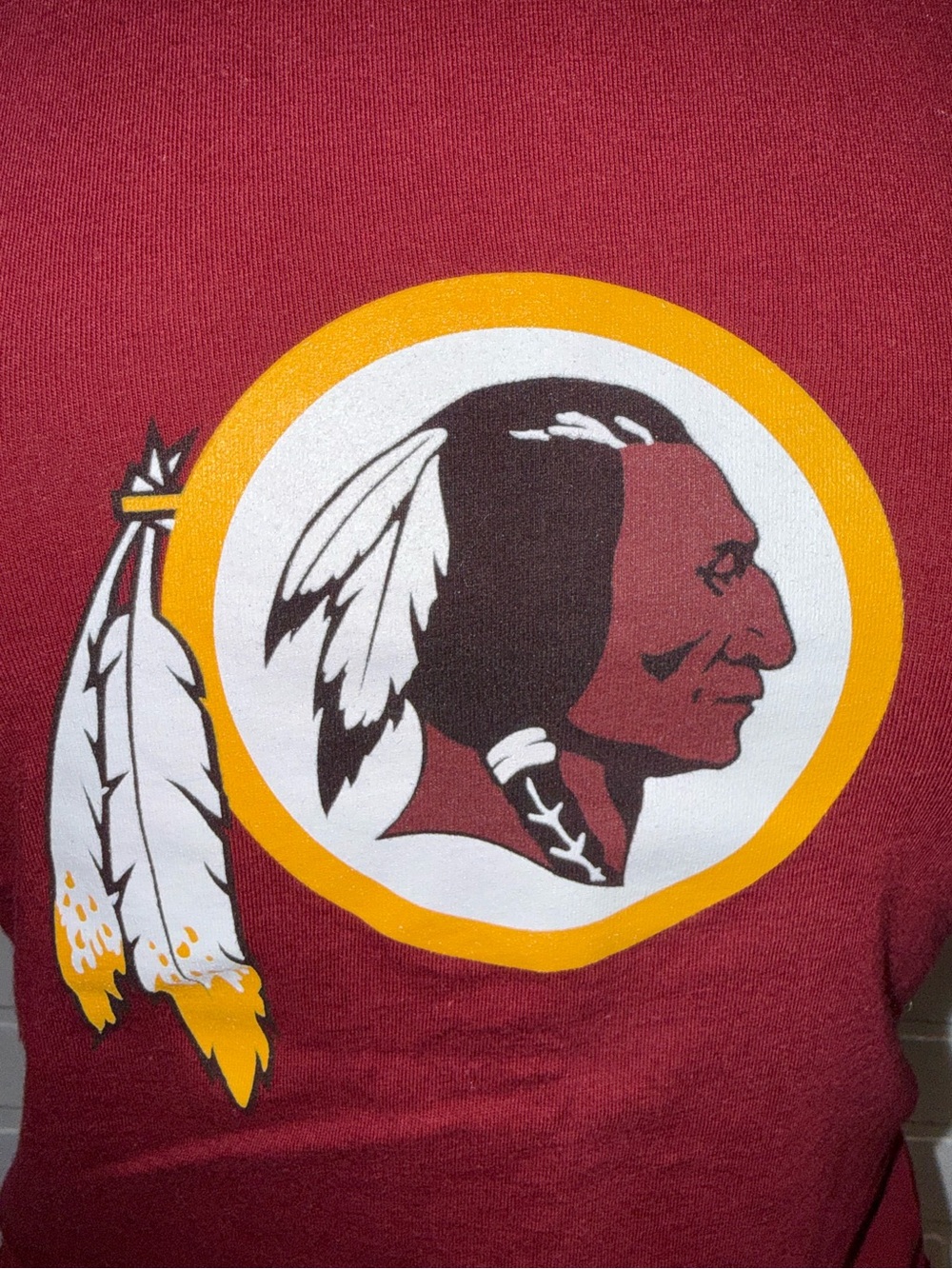 Washington Redskins Nike Burgundy Short Sleeve Tee Washington Commanders - Picture 4 of 10
